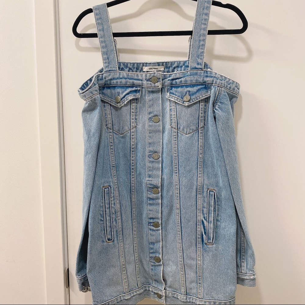 GRLFND Dennis off shoulder dress